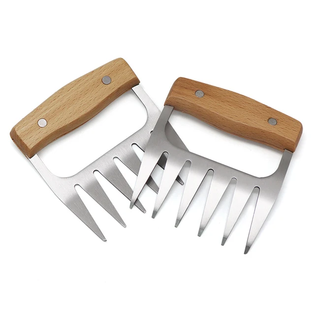 Acél/Műanyag Húspreszelő Karmok Bbq Húzott Húskezelő Villák Mancsok Az Összes Hús Kiegészítőinek Aprításához Konyhai Szerszámok - Image 2