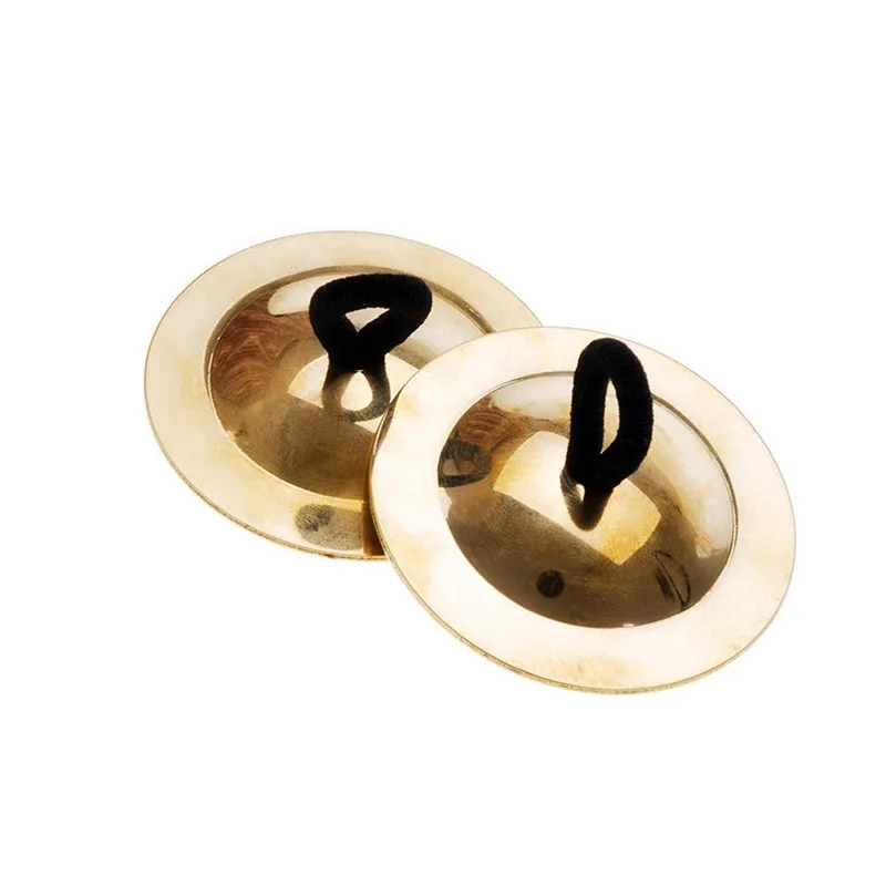 1 Pair Mini Small Kid Children Copper Hand Cymbals Gongs Band Rhythm Musical Percussion Instrument Children Handmade Toy