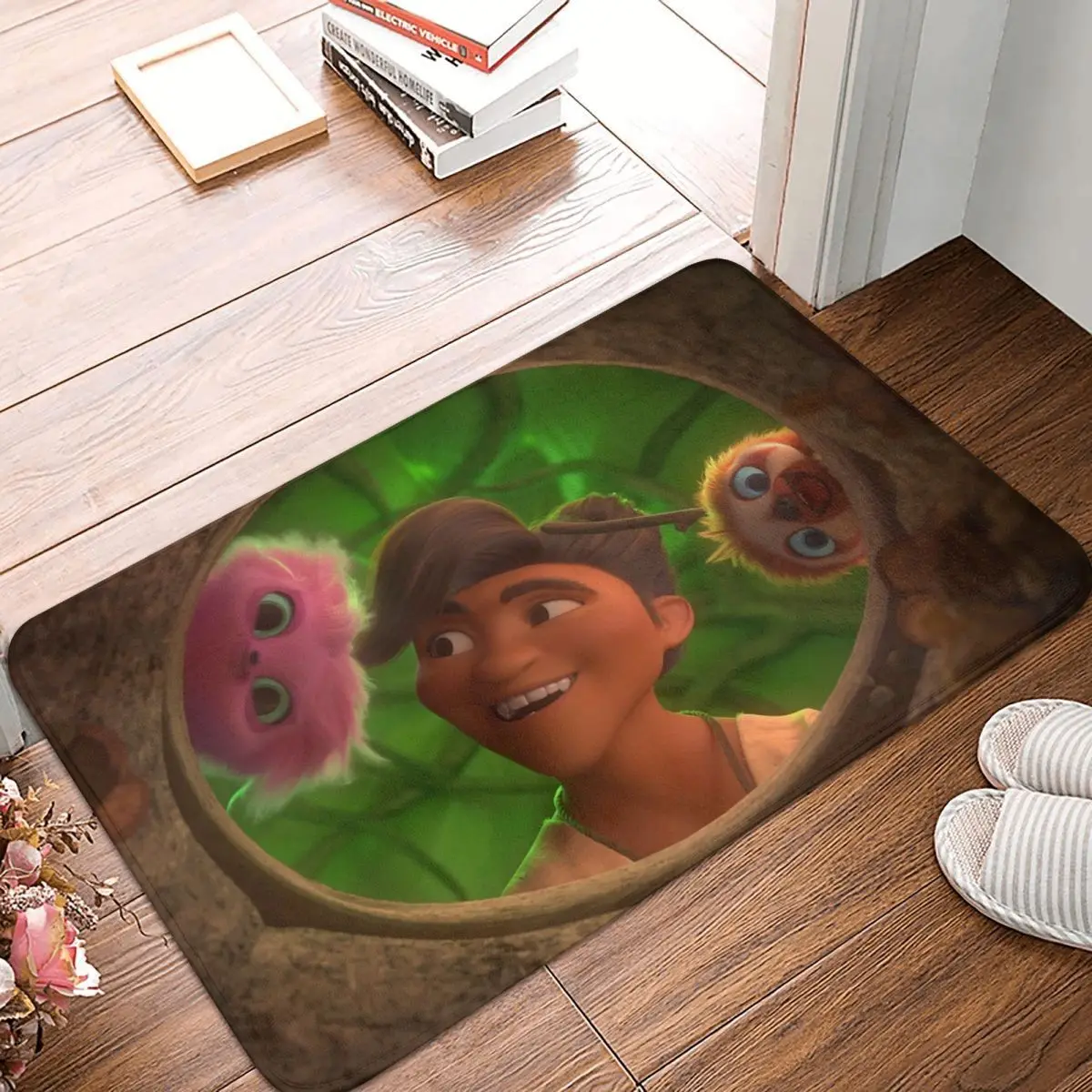 Fun Bath Tappeto Antiscivolo T-The Croods Soggiorno Mat Benvenuto Zerbino Decorazione Della Casa Tappeto