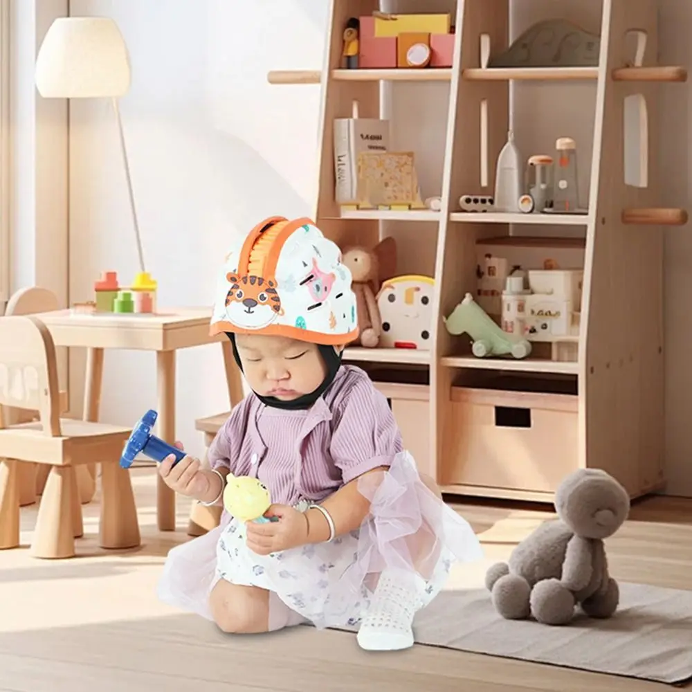 Breathable Baby Safety Hat Lightweight Anti-Collision Toddler Safety Helmet 360-Degree Protection Adjustable Child Head Cushion