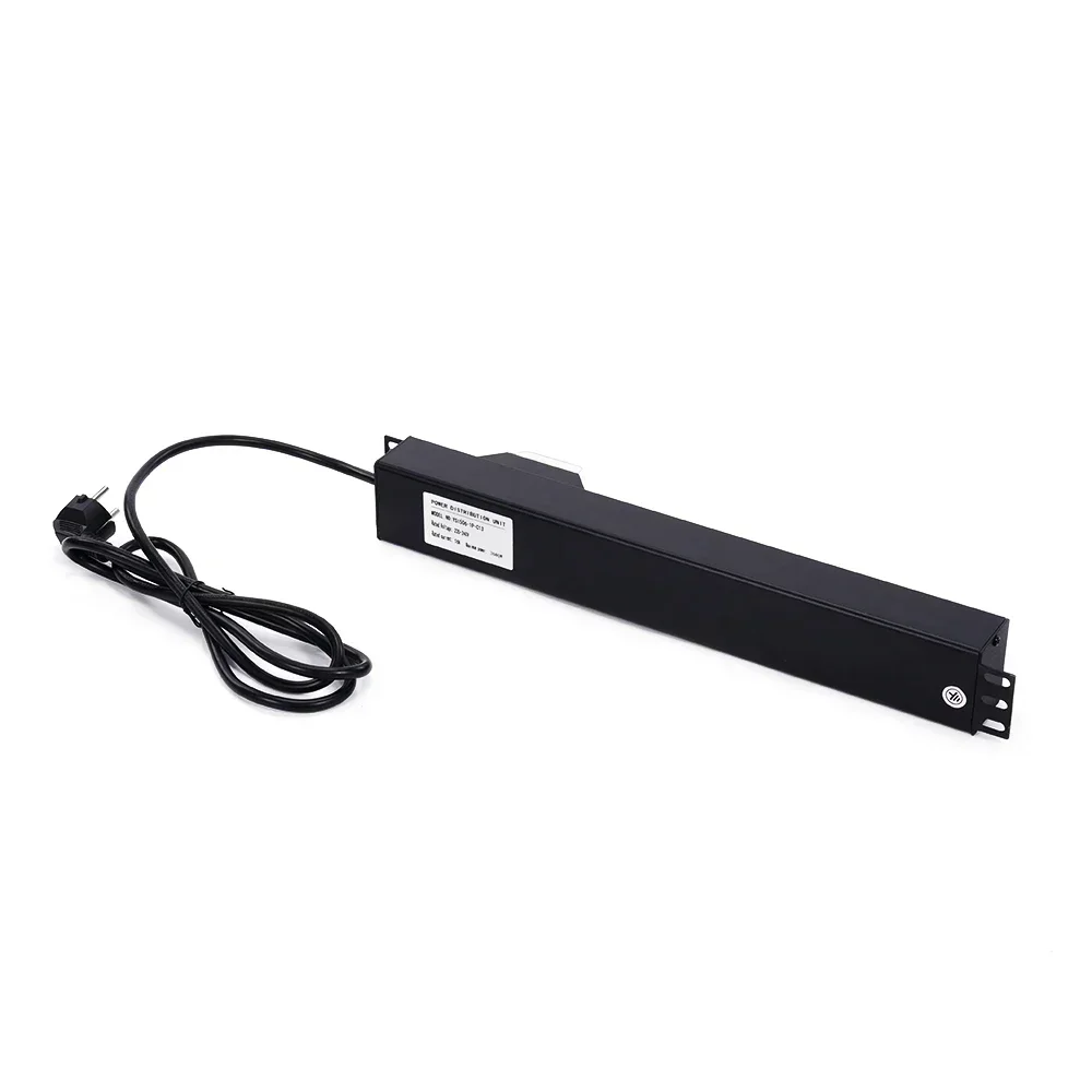 2026년형 새로운 WIFI 스마트 6구 C13 PDU 소켓(2M 케이블 포함, EU 플러그)