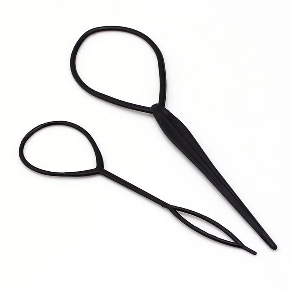 2Pcs SpiralTopper AccessoriesWeave ChildPullTool BraidingTools ElasticDIY Hairstyle PartyBanquet Hairdressing