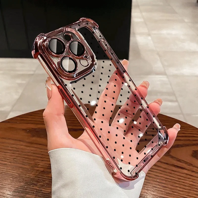 Minimalist Dots Pattern Soft Phone Case