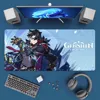 Game Genshin Impact Wriothesley Mousepad Office Large Mouse Mat Keyboard Mats Rubber PC Computer Game Big Anti-slip Mice Mat 4