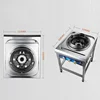Commercial single-stove gas stove with auto-flameout protection. Fierce fire. For restaurant. Liquefied gas. 5