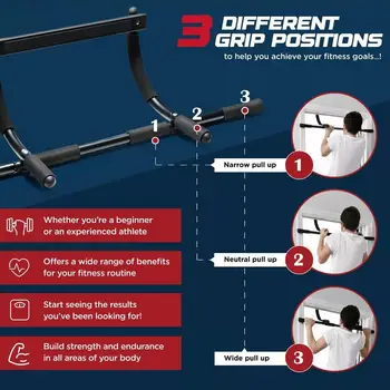 Upper Body Fitness Workout Bar Effective Fitness Trainer Horizontal Bar Pull-up For Home Gym Strength Training 4