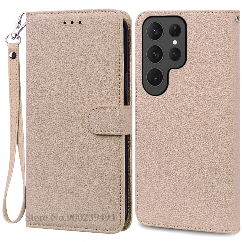 Leather Wallet Flip Case | Luxurious Book Cover Coque s