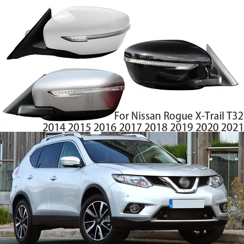 Car Side Rear View Mirror Assembly For Nissan Xtrail 2014 2015 2016