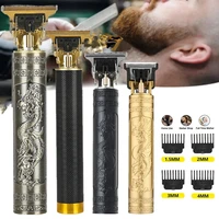 T9 USB Electric Hair Clipper For Men Hair Cutting Machine Rechargeable Man Shaver Trimmer Barber Technical Beard Trimmer 1