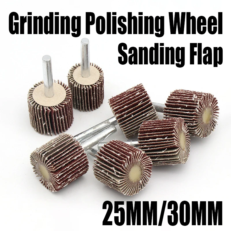 

1PCS 25/30MM Sanding Flap Wheel Disc Abrasive Grinding Wheel Polishing Wheel Drill Sandpaper Rotary Tool Abrasive Tool