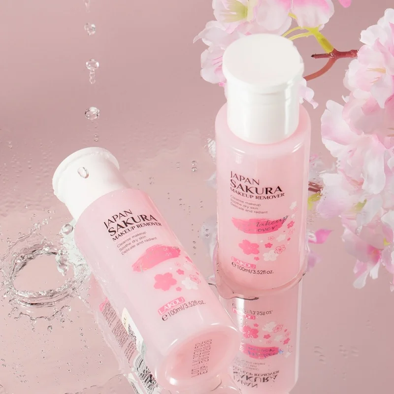 Japanese Sakura Infused Makeup Remover 100ml Deep Cleansing Water