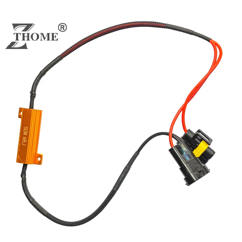 Ricailong Car Fog Lamp Decoder H8 Resistance Line 9006 H11 H7 Decoding Resistor