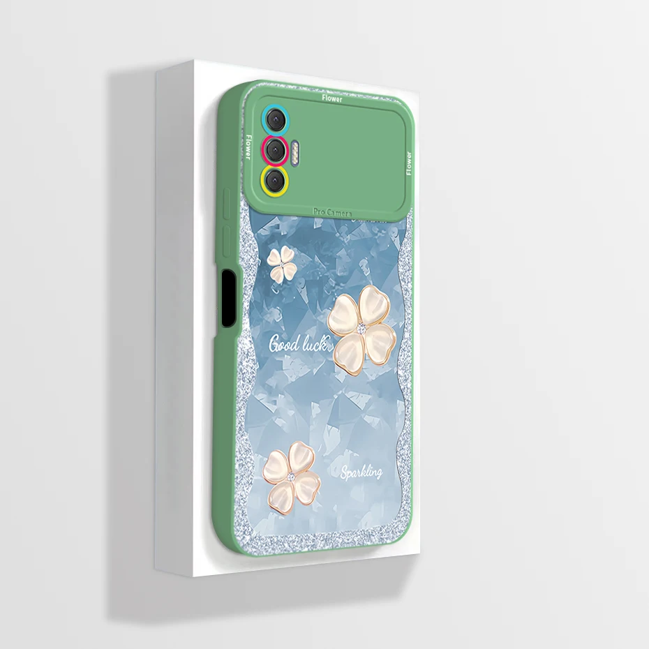 Artistic Liquid Silicone Soft Shockproof Phone Case Cover