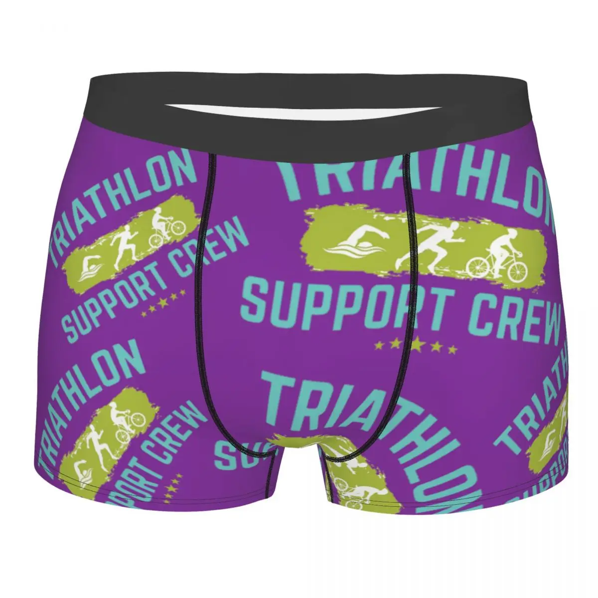 

Support Crew Men Boxer Briefs Underwear Triathlon Highly Breathable Top Quality Gift Idea