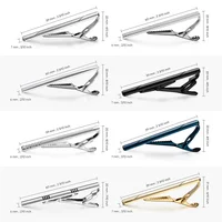 7/8/10 PCS Tie Clip Set With Gift Box Wedding Guests Gifts Metal Man Shirt Cufflinks Men's Gift For Husband Luxury Jewelry 3