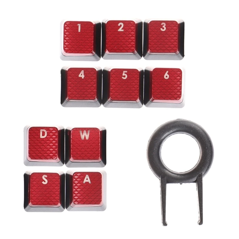 10Pcs 내구성 키 캡 기계식 게임용 키보드 키 캡 세트 forK70 RGB K95 K90