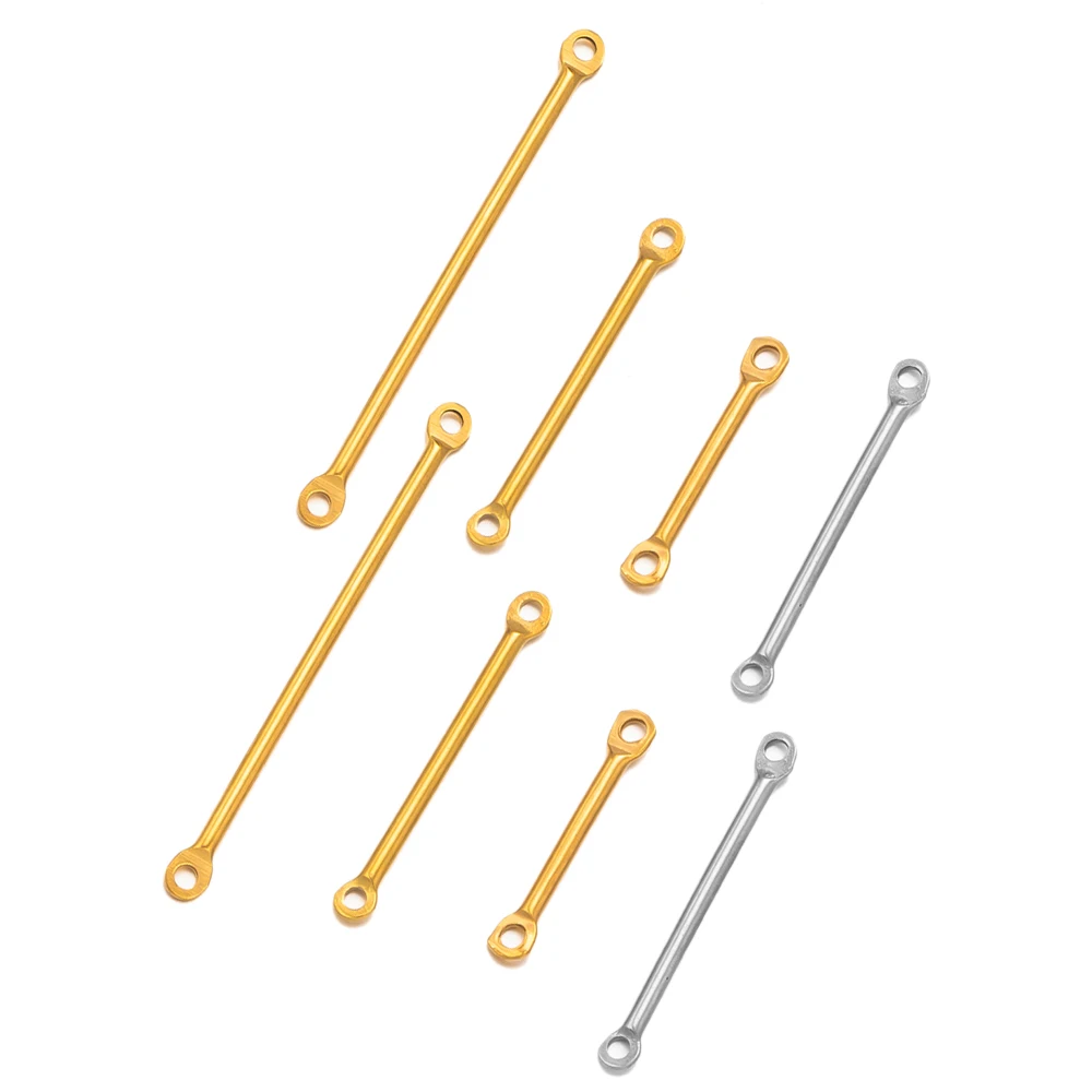 20 stücke Edelstahl Draht Lange Bar Stick Stecker Anhänger Für DIY Ohrring Armbänder Halsketten Charms Schmuck, Die Entdeckungen – Detail 3