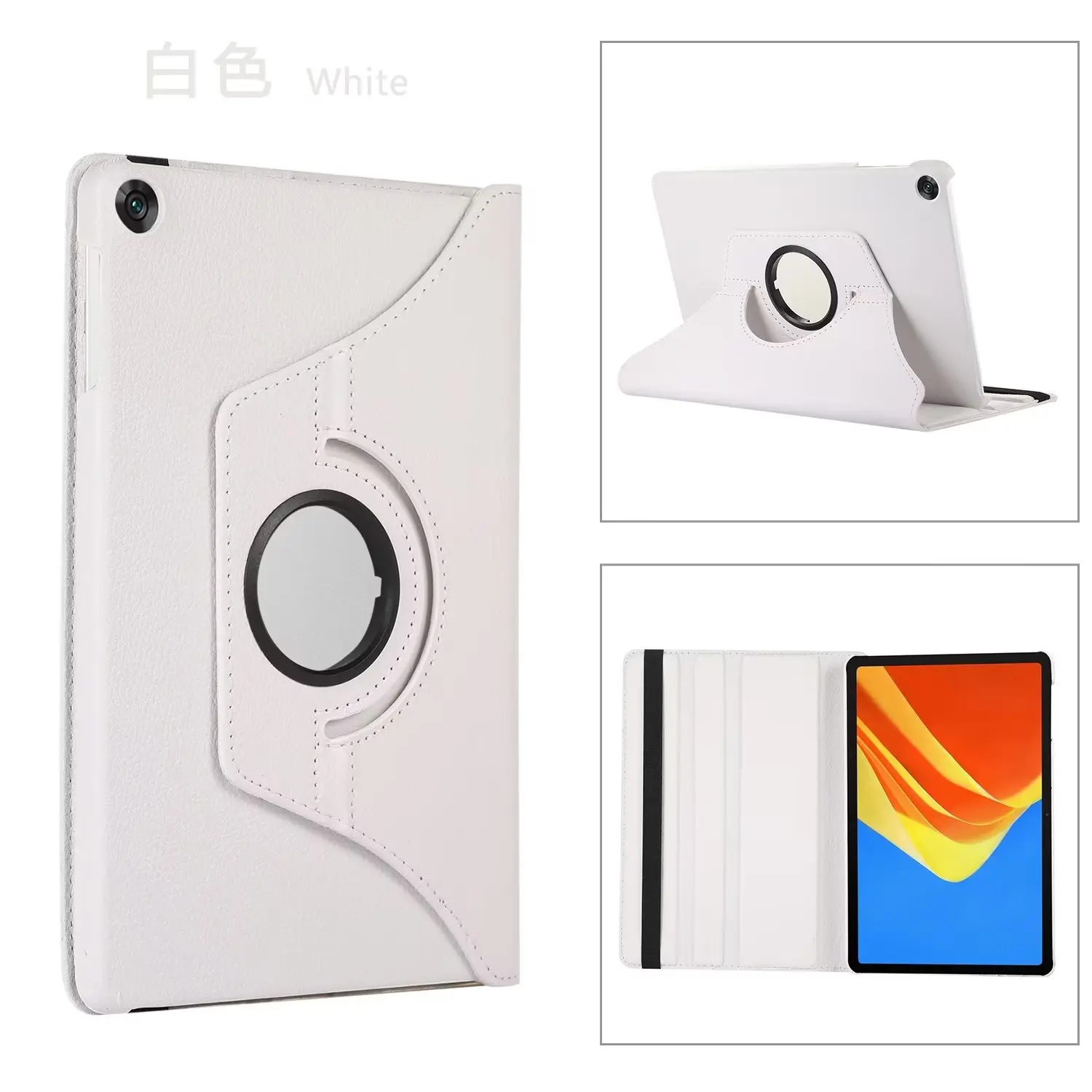 Premium 360 Rotating Luxury PU Leather Tablet Case Cover