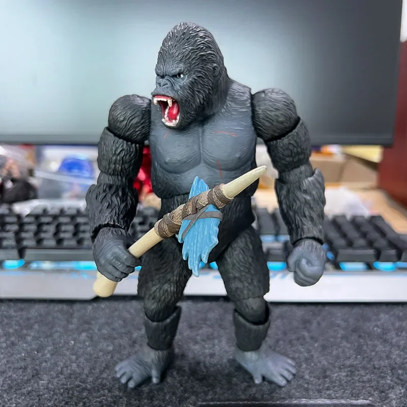 

King Of Gorilla Monsters Anime Action Figure Godzilla: Battle Of King Kong Skull Island Collection Models Ornaments Toys Gifts
