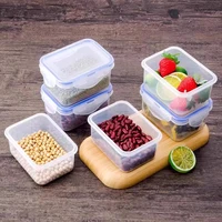 Boîte de rangement des aliments au réfrigérateur avec couvercle en plastique, boîte de conservation de la fraîcheur des aliments, boîte de pique-nique, 550 ml, 1000 ml, 1500 ml, 2500ml 1