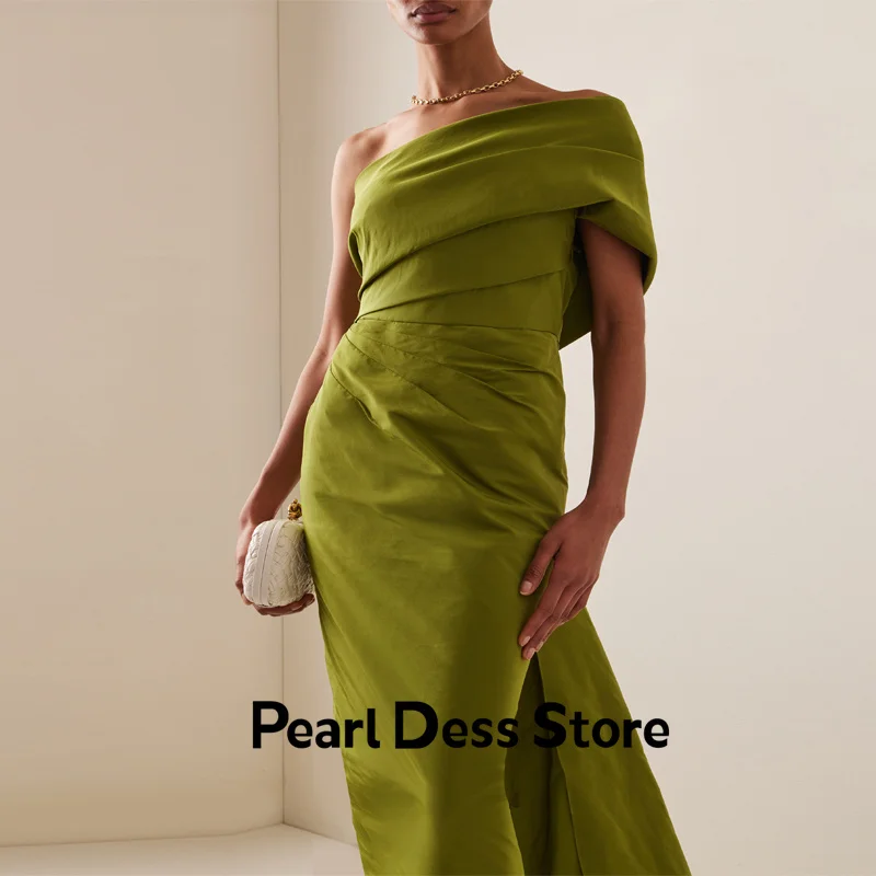 

2023 Elegant Fishtail Evening Dress Off Shoulder Backless Sleeveless Sweeping Dress Vestidos Elegantes