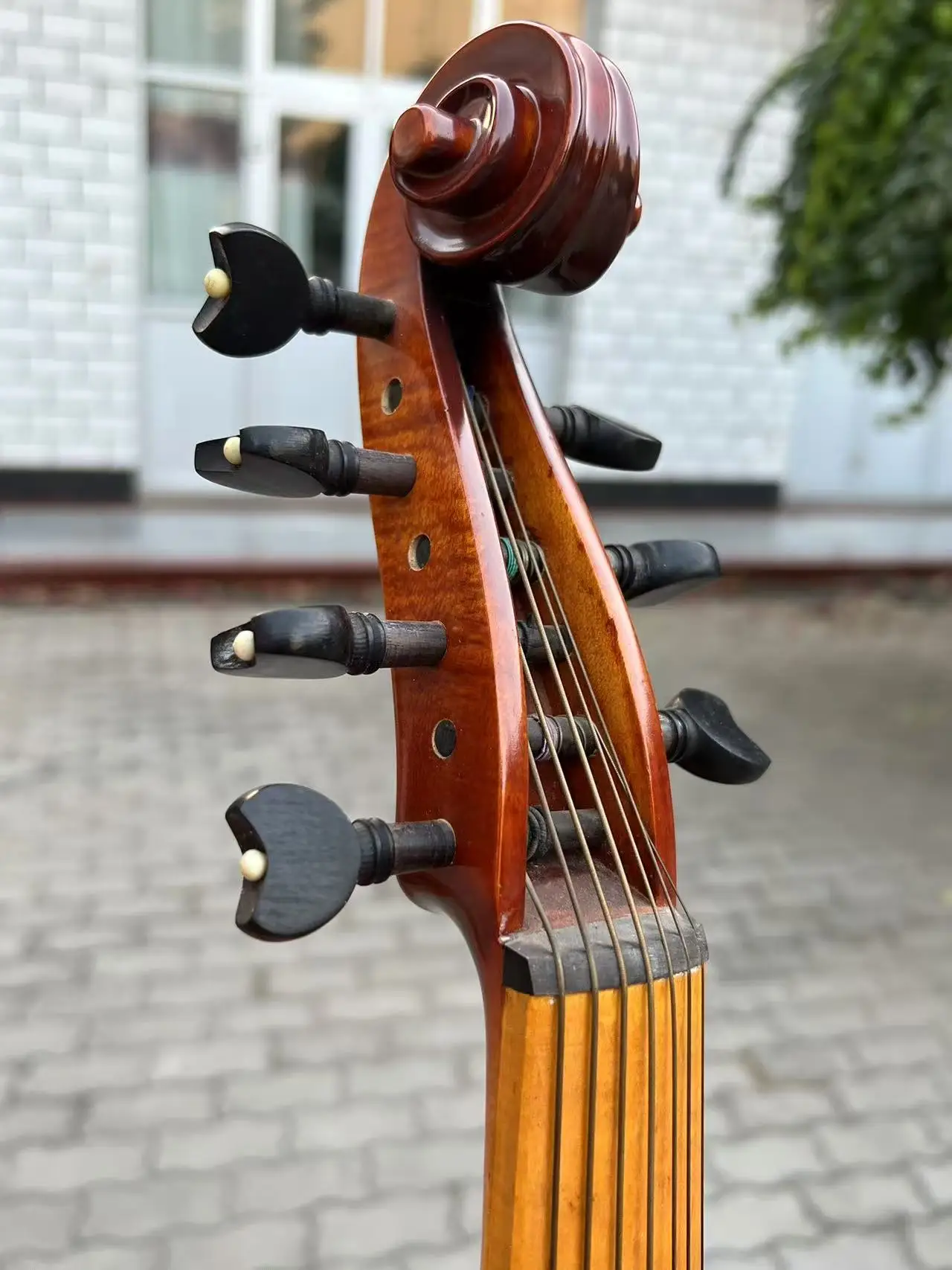 Baroque style SONG Maestro 7 string 15" viola da gamba powerful sound #14339