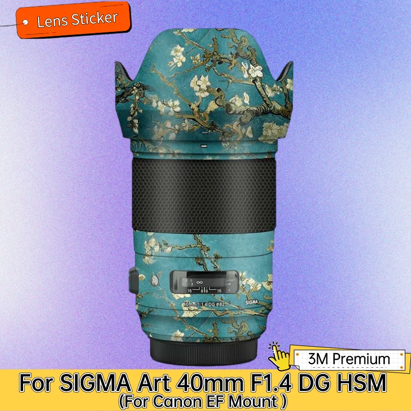 

Для SIGMA Art 40 мм F1.4 DG HSM для Canon EF Mount наклейка на рассеиватель защитная наклейка защита от царапин пленка ART40 F/1,4