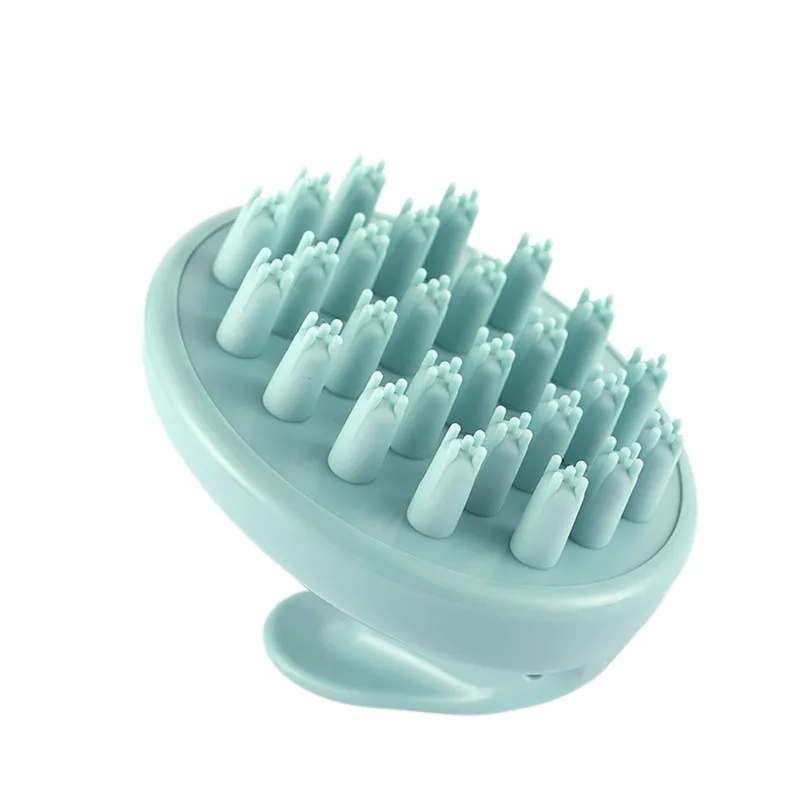 Description Picture 4 of item26 Roots Silicone Hair Shampoo Massage Combs Brush Accessory Elastic Soft With Nail Scalp Protect Wet Dry Use Tools Stress Relax