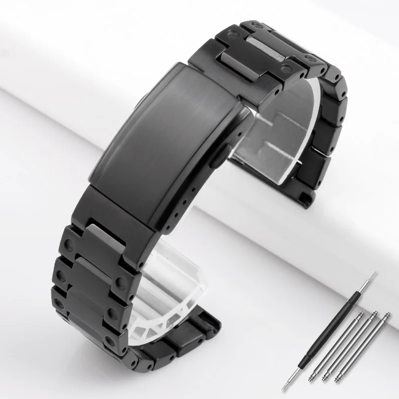 thumbnail image 1 of Correa de reloj de acero inoxidable de 20 mm, 22 mm, 24 mm, 26 mm y 28 mm para Casio, Diesel, Tissot, correa de reloj para Huawei Watch GT 2e, 1 of 5