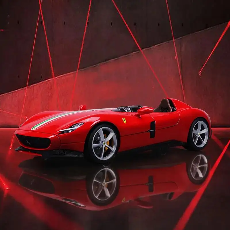 Bburago 1:18 Ferrari Monza Sp1 New 2020 Hardcover Edition Car Static Die Cast Vehicles Modello Da Collezione Car Toys B475