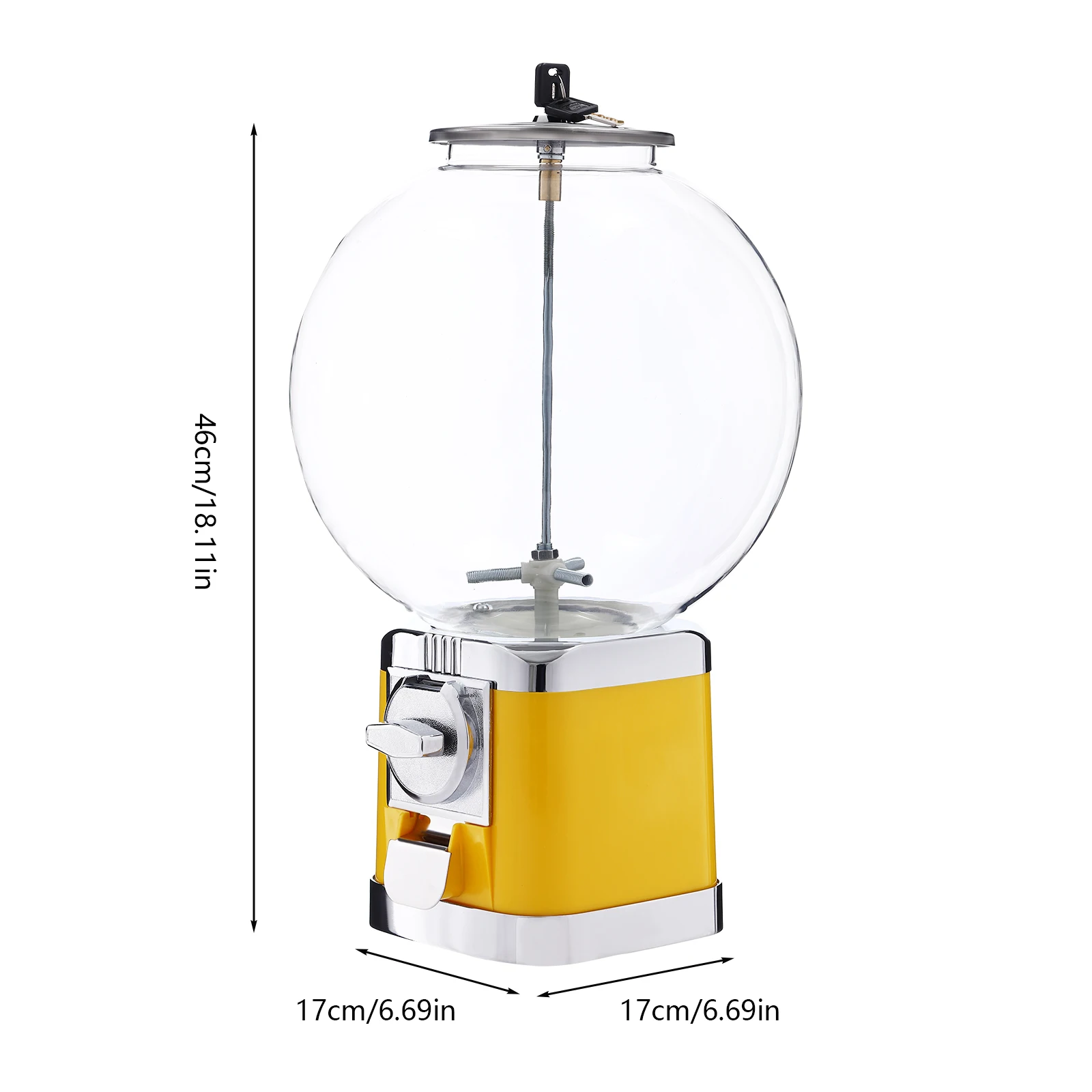 Children's Mini Vending Machine (1 USD) - Yellow 3