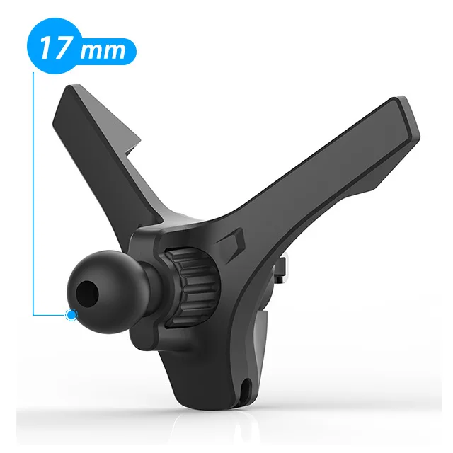 Nâng Cấp Lỗ Thông Khí Giá Đỡ Điện Thoại Ô Tô Kẹp Cho Hình Dáng Tròn Lỗ Thoát Khí 17Mm 15Mm 13Mm Bóng Đầu lực Hấp Dẫn Từ Xe Ô Tô Gắn Chân Đế flexible phone holder Holders & Stands