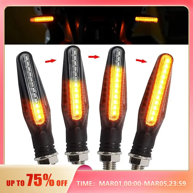 Fanale STR8 LED Black Line con indicatori, MBK