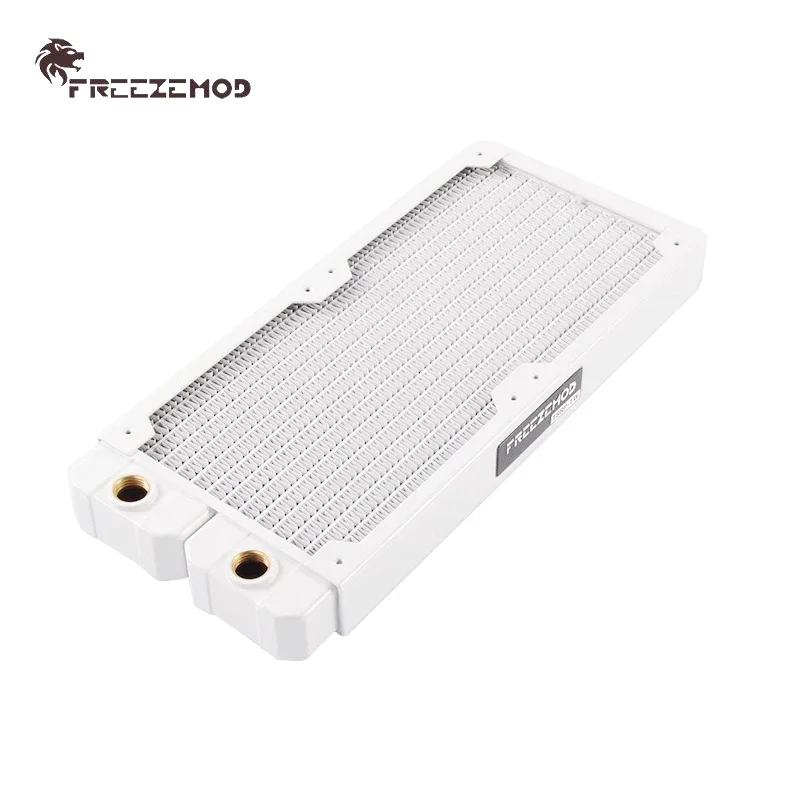 Dissipador de Água de Cobre Radiador do pc Branco Opcional e Preto 14 Canais 29 mm Grosso 120 mm 240 mm 360 mm 480 mm - Imagem 2