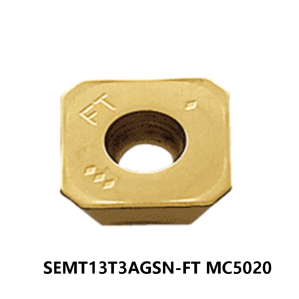 

SEMT13T3AGSN Original Turning Tools SEMT SEMT13T3 AGSN-FT MC5020 SEMT13T3AGSN-FT Carbide Blade Inserts CNC Machine Lathe Cutter