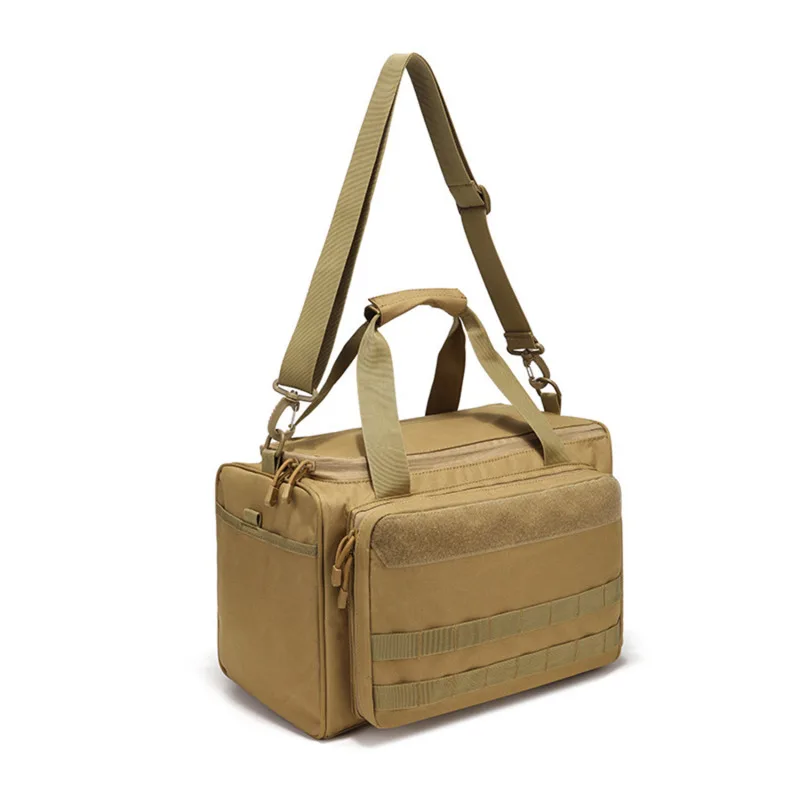 Borsa Tattica Nera Per Pistola &ndash; Custodia Con Porta Riviste, 1000D Nylon, 34.5x20.5cm