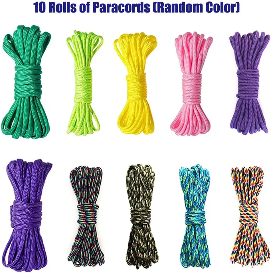 Wood Paracord Jig Bracelet Maker Making Kit Adjustable DIY Hand Knitting Tools for Bracelets Kids Idea Gift