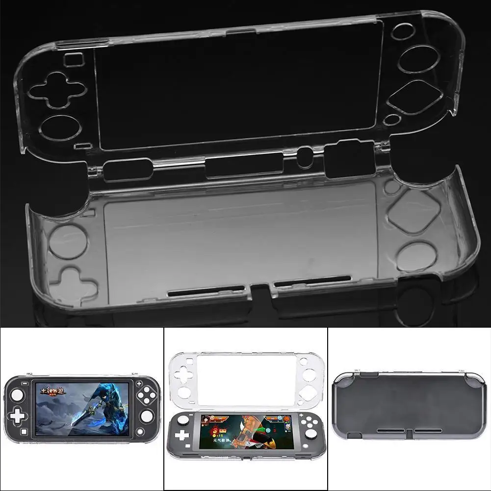 Hot Sale Shell Frame Fit Wear-resistant Crystal Transparent Case Protecive Cover PC Skin Fit for Nintend Switch Lite