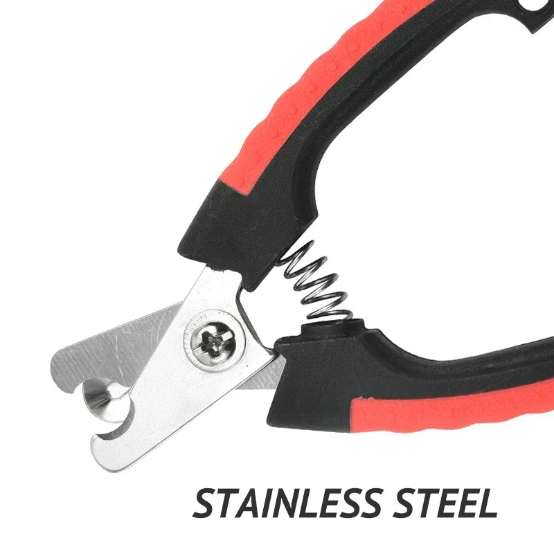 Professional Pet Dog Nail Clipper Cutter Stainless Steel Grooming Scissors for Animals Dogs Cats Rabbit