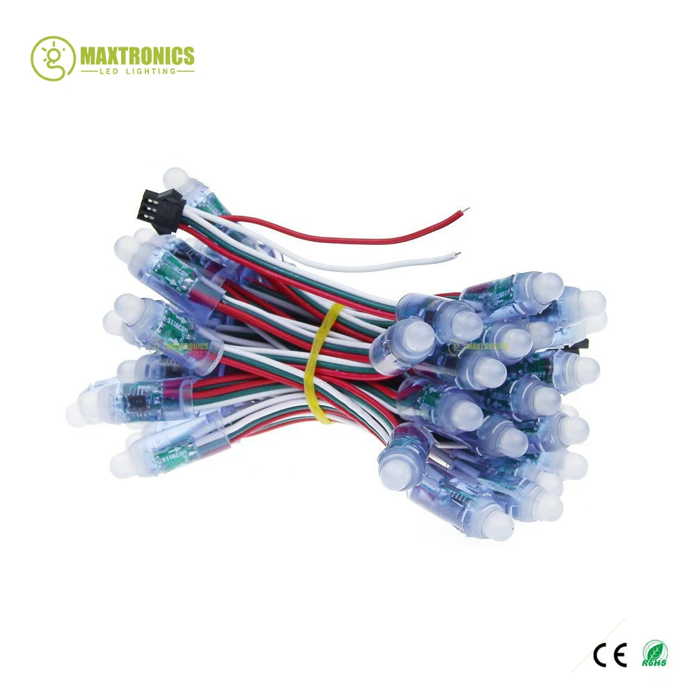1000pcs 12mm WS2811 2811 IC Full Color LED Module Pixel Light IP68 Waterproof RGB Color Digital LED Pixel Light DC 5V Input led modules,led module