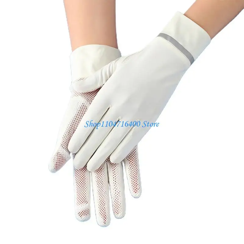 y1gd Sommer Damen Mädchen Outdoor Knopf für Touchscreen-Handschuhe Sport rutschfest für Sun R – Detail 9