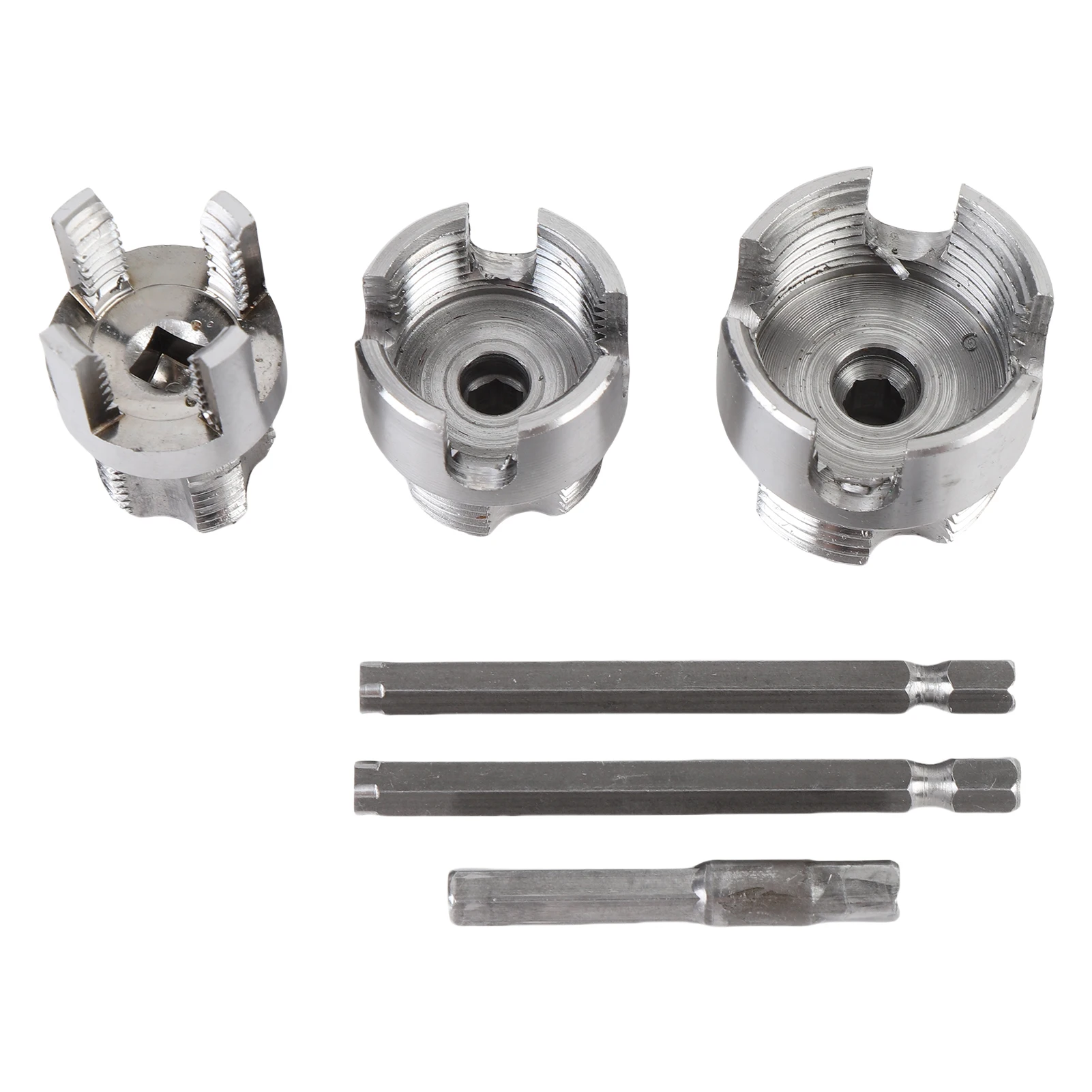 Outils de filetage de tuyaux externes internes intégrés, tige hexagonale de 1/4 pouces G1/2 G3/4 G1, outils de fabrication de filetage de tuyaux, outil de coupe de filetage de tuyau
