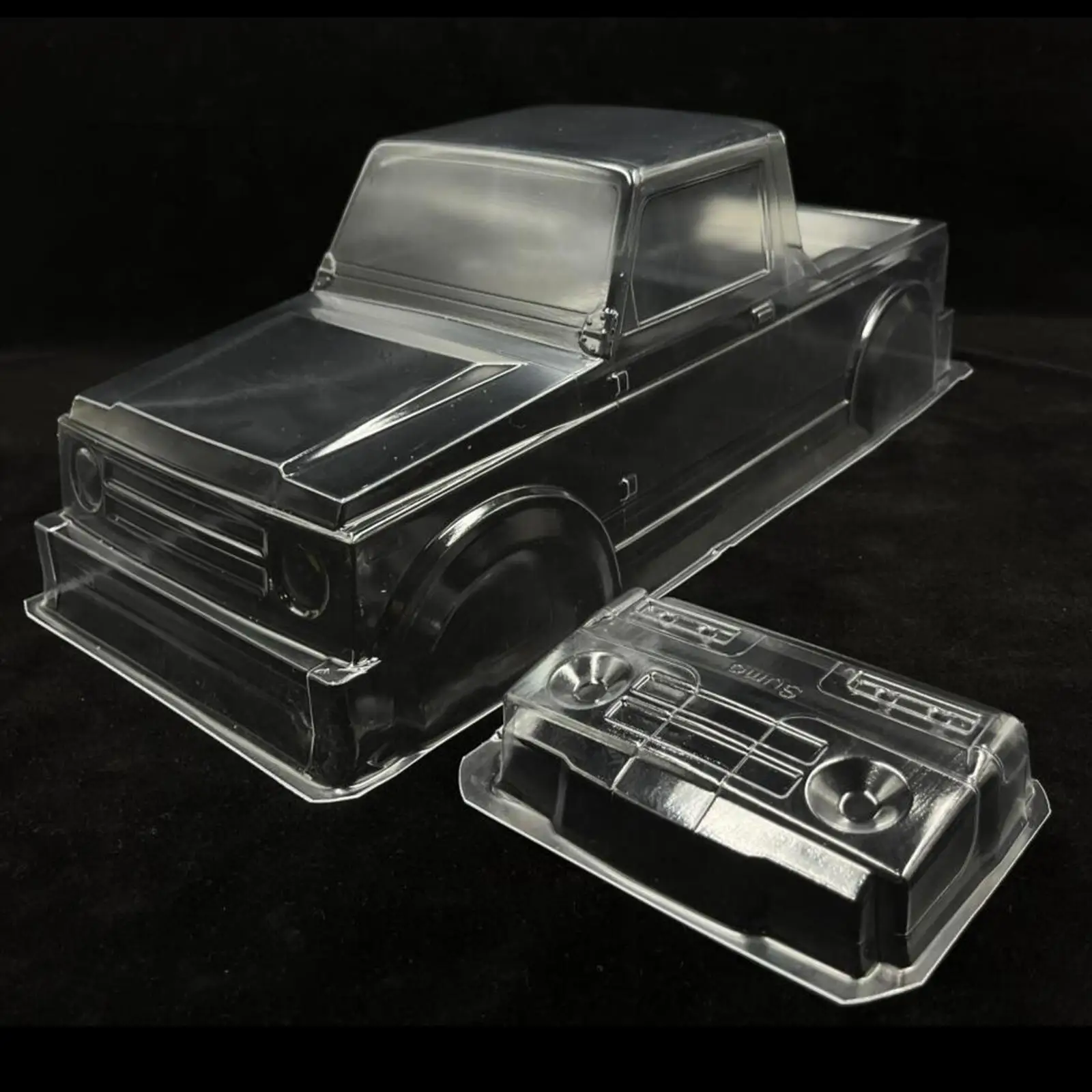 

RC Pickup Truck Body Shell Frame Spare Clear 1/10 313mm Wheelbase Shell for SCX10 Model Pickup Truck RC Car DIY Accessories