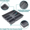 Storage Rack Organizer Box Utensil Organizer Cutlery Organizer Tray Plastic Flatware Organizers 4