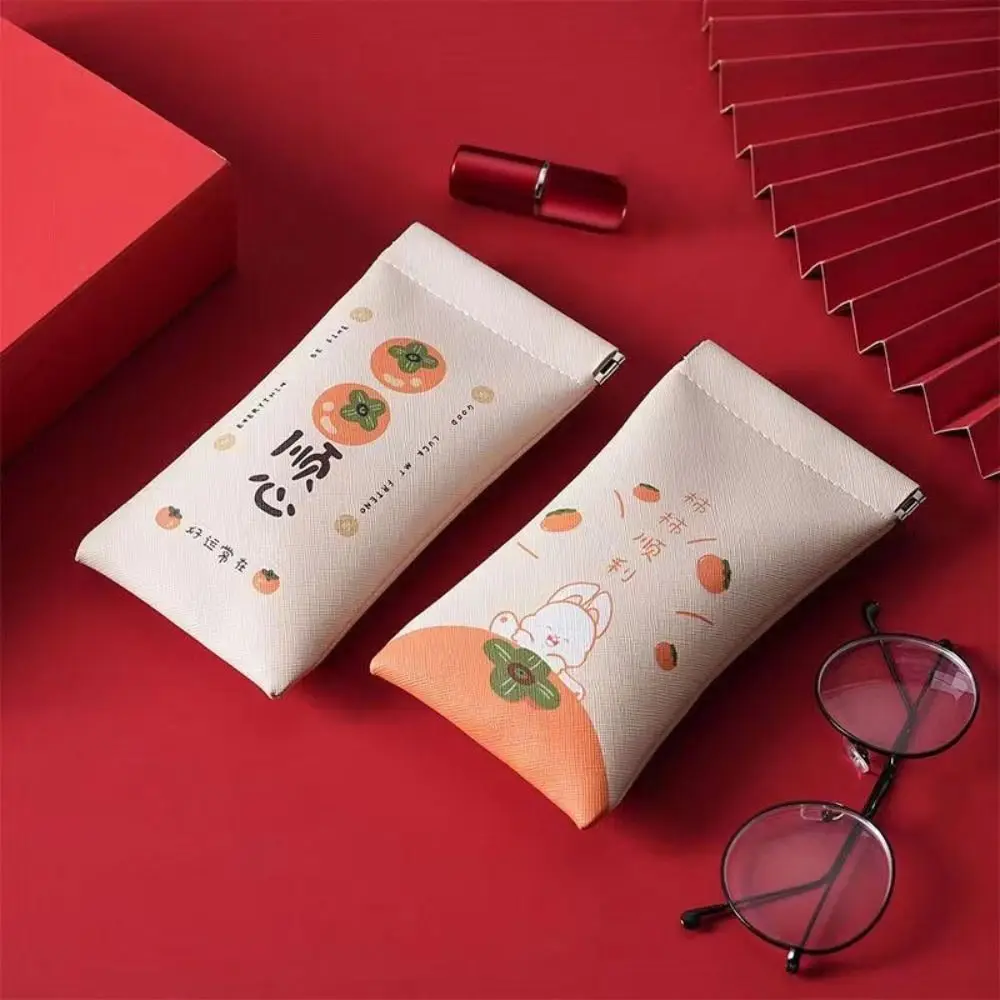 

Lipstick Storage Glasses Bag Portable Printing Soft Sunglasses Pouch Keypack Myopia Glasses Pouch Women Men