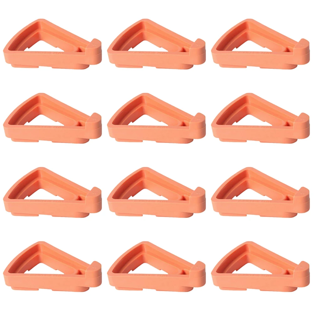 12Pcs Plant Flower Pot Feet Stand Invisible Triangle Risers Toes Lifters Indoor Outdoor Garden Supplies Plant Pot Base Tray