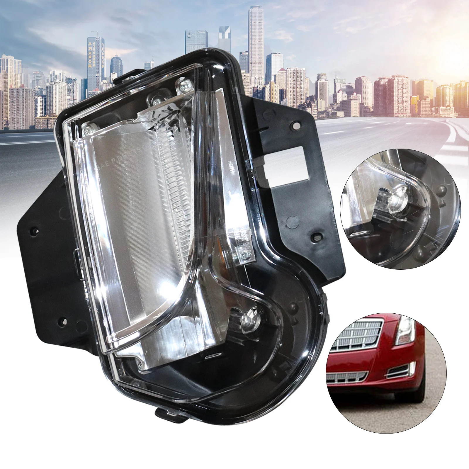 For 13-17 Cadillac XTS Bumper Driving DRL Lamp Fog Light  Factory Style DRIVER SIDE