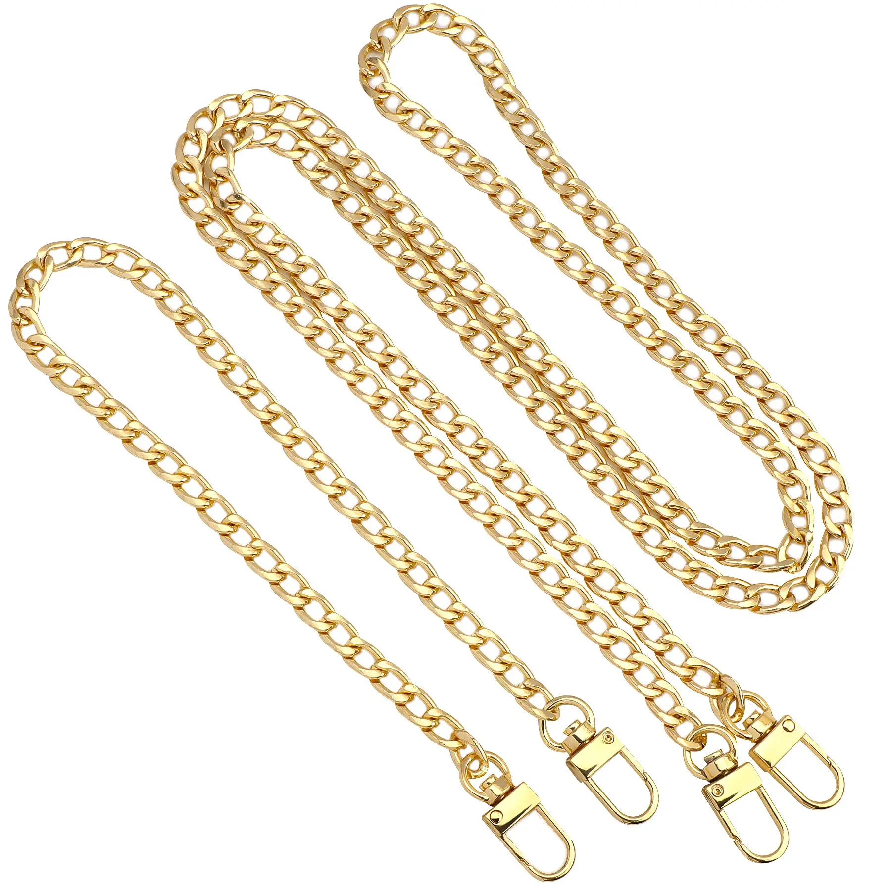 Long 120cm/100cm Convenient Metal Purse Chain Strap Handle Handle  Replacement for Handbag Shoulder Bag 3 Color Chain Accessories - AliExpress