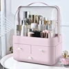 2024 Makeup Organizer with Drawer for Skin Care Products Household Storage Box Shelf Cosmetics Receiving Box Dust-Proof Desktop 6