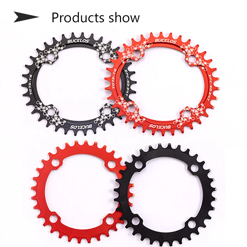 BUCKLOS 104BCD  Chainring 30/32/34/36/38/40/42T  ̵  ũ Ÿ  ˷̴ MTB Chainwheel Ŭ ǰ